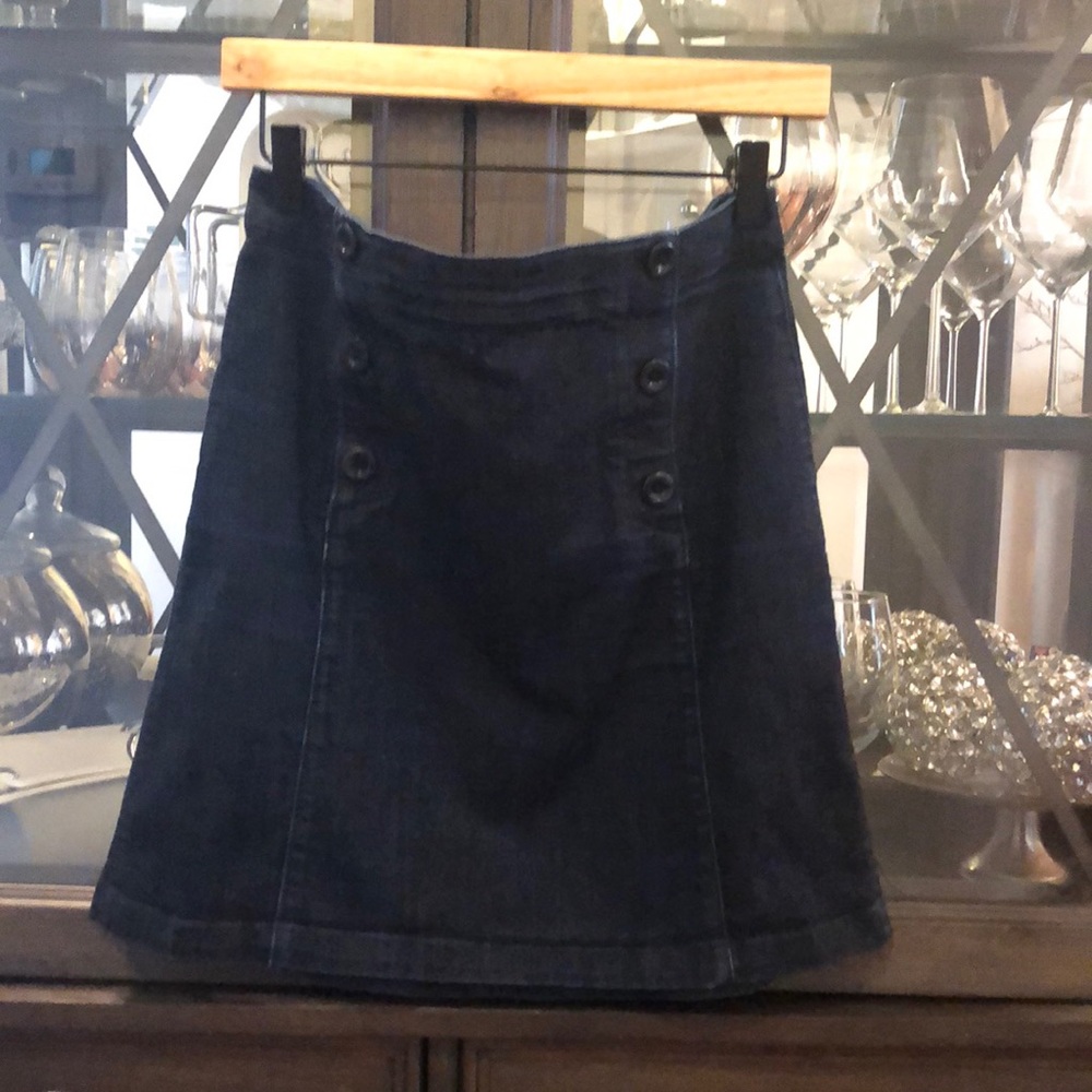 Loft Blue Denim Skirt